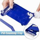 Portable Pill Dispenser Practical Plastic Safe Pill Counting Dispenser Hot! W2T5