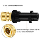 Pressure WasherGun Adapter with 1/4 Inch Brass Female Quick Connector Fitti