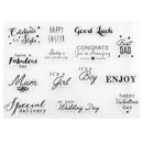DIY Clear Transparent Stamps Silicone Letters Cards Album Decoration Seals