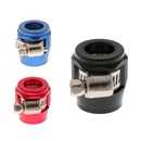 2PCS Replacement Car AN8 Fuel Oil Water Pipe Hose End Finisher Clip Clamp