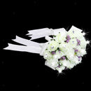 1x Artificial Rose Bouquet for Wedding Bridal Bridesmaid Flower Girls