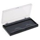 Plastic Eyelash Storage box Transparent Lid black Tray for Grafted eyelas Kw