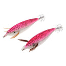 6pcs Luminous Squid Jig Hook Simulation Design Shrimp Fishing Lure Hard Bait