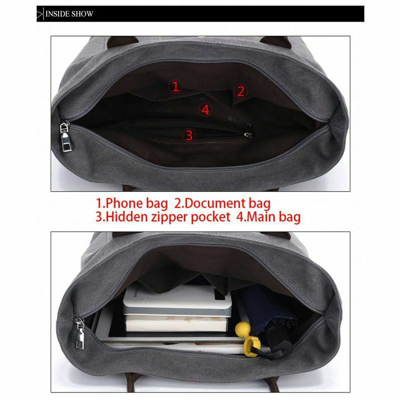Women's Bags Shoulder Bag Solid Canvas Bag Totes Female Canvas Handbags Lad S4C3