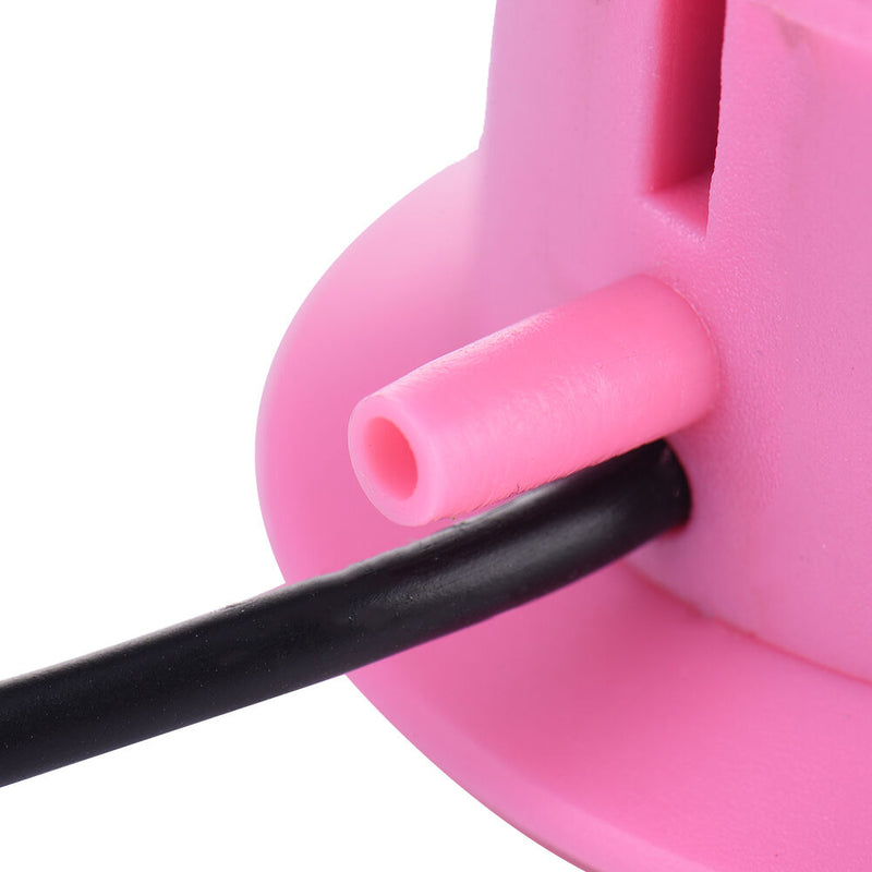 12SMD LED Light Aquarium Underwater Fish Tank Air Curtain Pump Bubble Stone Disk