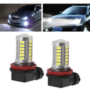 2x 3030 H11 21 LED Fog Driving Lamp Light Bulbs DRL Super Bright for Cars