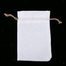 Burlap Jute Drawstring Bags Drawstring Pouch Gift Bags 10 Pieces For  Household