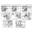 4Pcs Auto Car Radio Door Clip Panel Trim Dash Audio Removal Installer Pry Tools