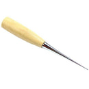 Wood Handle Awl Leathercraft needle Awl Sewing Leather Professional Tools K7V2
