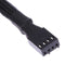 4 pin PWM Fan Cable 1 to 3 ways  Splitter Black Sleeved Extension Cable