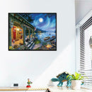 5D DIY Full Drill Diamond Painting Lake Night Cross Stitch Embroidery Mosai