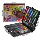 150Pcs/Set Drawing Tool Kit Box Painting Art Pencil Marker Watercolor Pen Crayon