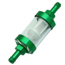 Universal 8Mm Aluminum Motorcycle Inline Fuel Filter For Car Dirt Bike Scoo