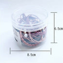 12Pcs/Set Korea Simple Headwear Women Girls Elastic Rubber Hair Ties Access