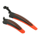 2pcs Mountain Bicycle Splash Fender Guard Bike Rear Front Mudguard (Orange)