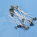 100Pcs 8cm-80mm Pre Waxed Candle Wicks With Sustainers Quality Wicks