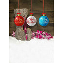 Christmas Background Fabric Tablecloth Photo Studio Family Home Party Decor A