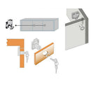 Cam Lock Desk Drawer Lock with 2 Keys for Cupboard Mailbox File Cabinet E