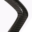 Car Carbon Fiber Steering Wheel Decoration Trim for Range Rover Sport 2014-