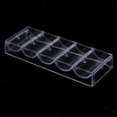 1pc Poker Chip Tray Box Stackable Professional Casino Game Accessory Parts