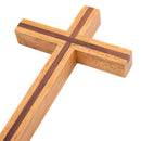 Christian Style Rubber Wood Home Decor Wall Cross Solid Mysterious Elegant Gift