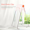 Stainless Steel Foldable Bowl Clip Steamer Plate Dish Kitchen Anti-Hot Clamp