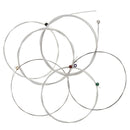 Orphee 6pcs/set Acoustic Guitar Strings Multi-color Copper Strings with Ful