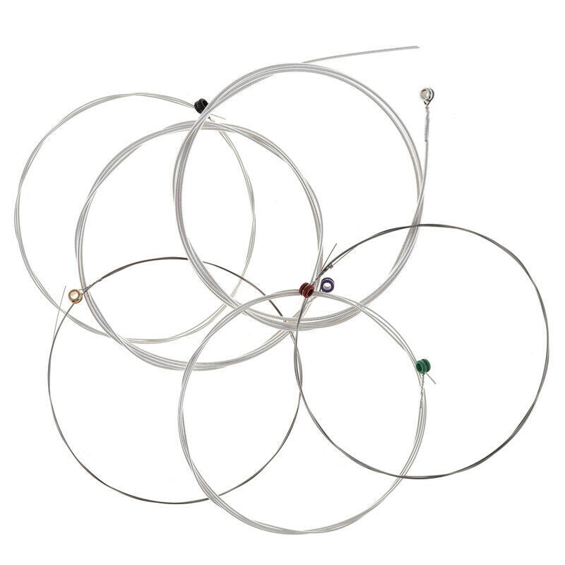 Orphee 6pcs/set Acoustic Guitar Strings Multi-color Copper Strings with Ful