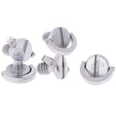 5pcs 1/4 Camera Screw For Quick Release Plate Folding D-Ring Tripod Adapter FT