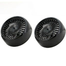 Adjustment Usb Car Fan Air Conditioner Colorful Light Dashboard Cooling Fan Z8I7