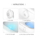 8Color LED Toilet Lamp Waterproof Intelligent Motion Sensor Seat Lights U0T5