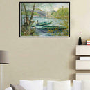 5D DIY Full Drill Diamond Painting Spring Fishing Cross Stitch Embroidery