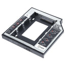 Aluminum Plastic 12.7mm for SATA SSD Case Hard Disk Drive Enclosure CD-ROM Bay