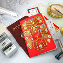 DIY Special Shaped Diamond Painting PU Leather Passport Protective Cover