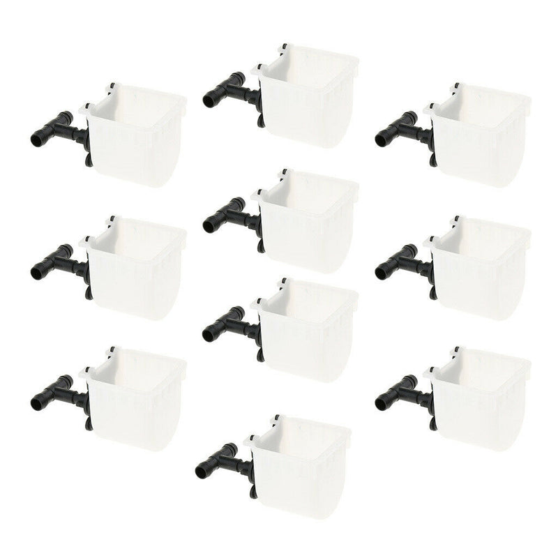 10 Piece Nipple Waterer Drinker Automatic Water Rabbit Bunny Hare Pig Feeder (