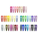 120 Pack 40 Colors 2 Inch Snap Hair Clips Hair Barrettes Solid Candy Colors A9U1