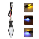 1Pcs Motorcycle Motorbike Smoke 14 LED Turn Signal Amber Lights Lamp Indicator Z