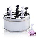 1set of DIY nail art skills holder training display stand with checkerboard