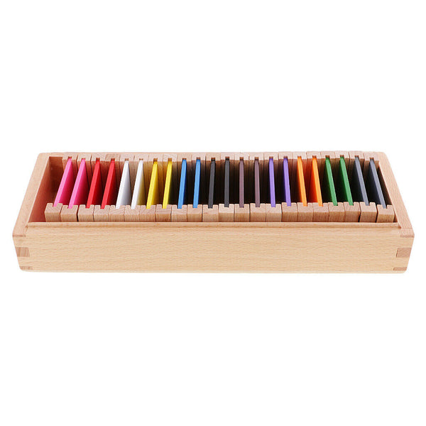 Kids Preschool Learning Toys Montessori Sensorial Material Color Box Medium