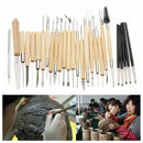 27 Silicone Rubber  Clay Sculpting Carving Fimo Modelling Hobby Tools Set
