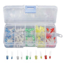 375pcs Emitting Diode LED Bulbs Light Assorted Kit Assortment 2-Pin Bar