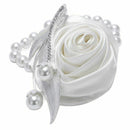 Beautiful Wrist Corsage Bracelet Bridesmaid Sisters Hand Flowers Wedding Pa X9Q6