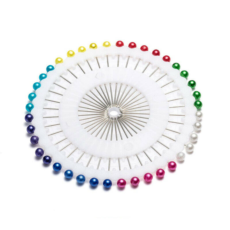 1.5 Inch Color Dressmaker Pins with Pearlized Ball Head Sewing Pins Straigh E6G5