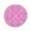 Cake mold love pattern candy silicone chocolate mold handmade soap pudding m .