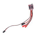 20A Brush ESC Speed Control for 1/16 1/18 1/20 RC Pickup Semi-monster Truck