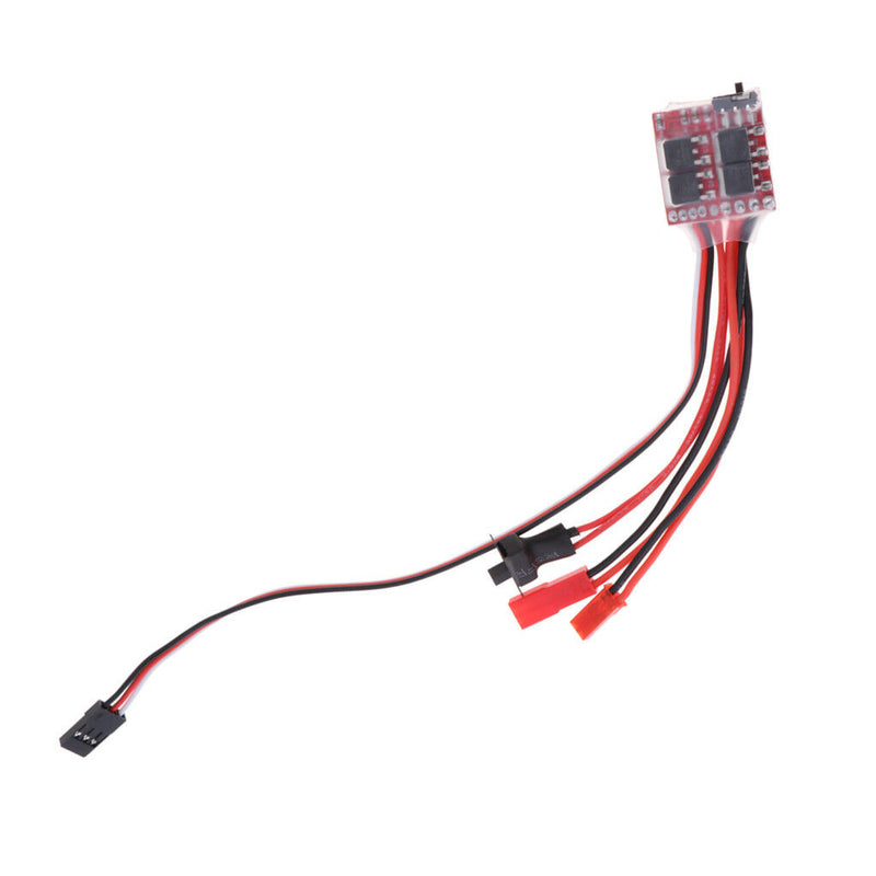 20A Brush ESC Speed Control for 1/16 1/18 1/20 RC Pickup Semi-monster Truck