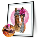 5D DIY Full Drill Diamond Painting Novelty Horse Cross Stitch Decor (B963)