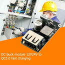 QC3.0 USB DC-DC Buck Converter Charging Step Down Module Circuit Board  A