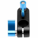 90 Degree Right Angle 15mm Rod Rig Clamp Adapter for 5D2 5D3 A7sGH4 DSLR Ca I7B2