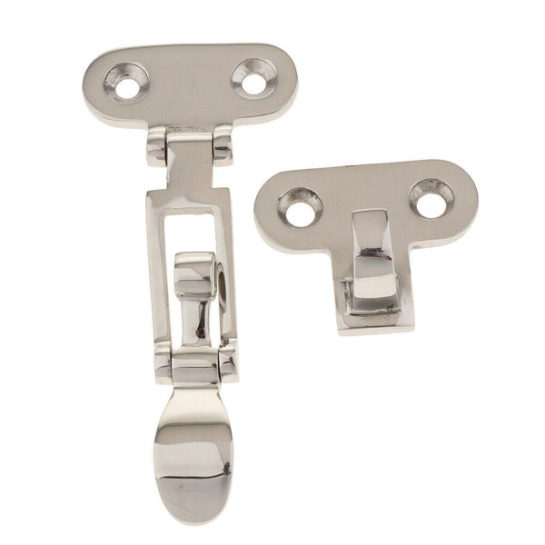 Anti-Rattle Lockable Hold Down Clamp Latch Marine High Polished Stainless Steel